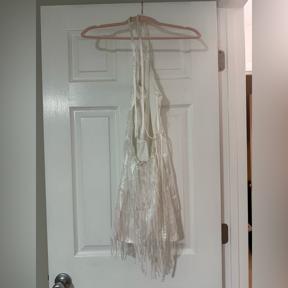 Sequin Fringe Romper - Picture 5 of 7